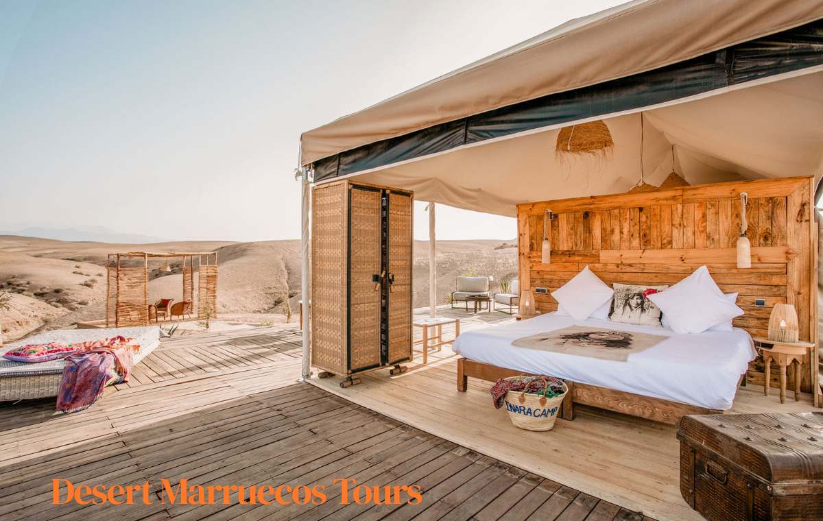 luxury desert camp in Morocco