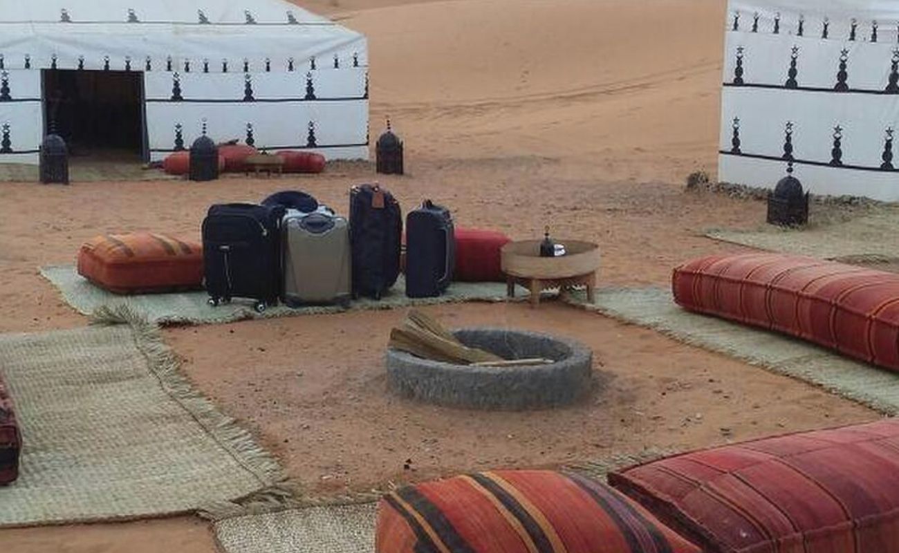 3 Day Fez to Marrakech Desert Trip camel trek to Erg Chebbi desert camp near Merzouga 3 Day Sahara Tour from Fes